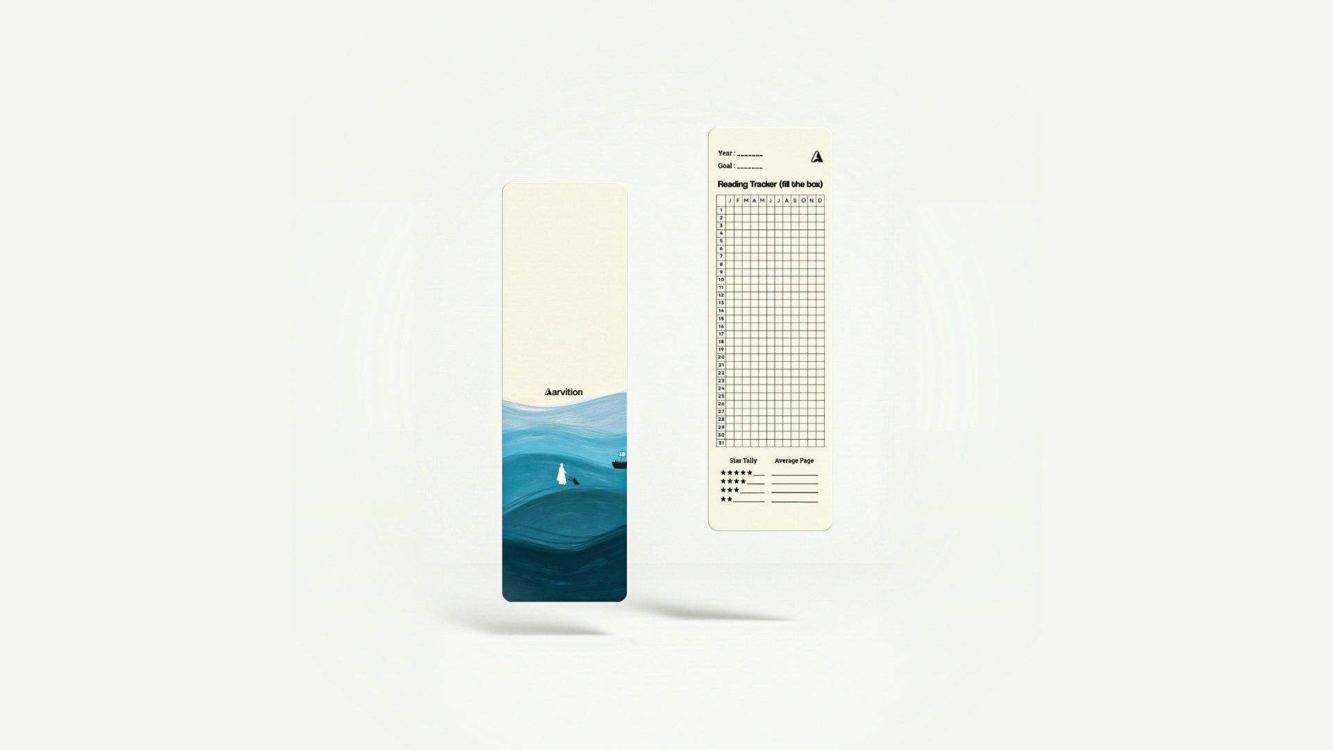 Yearly Tracker Bookmark